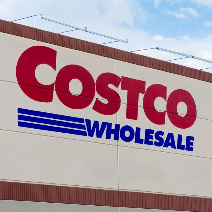 Costco Wholesale store exterior with clear signage.