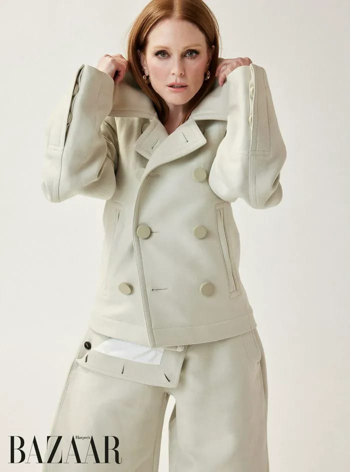 Julianne Moore Harper's Bazaar UK February 2024 editorial
