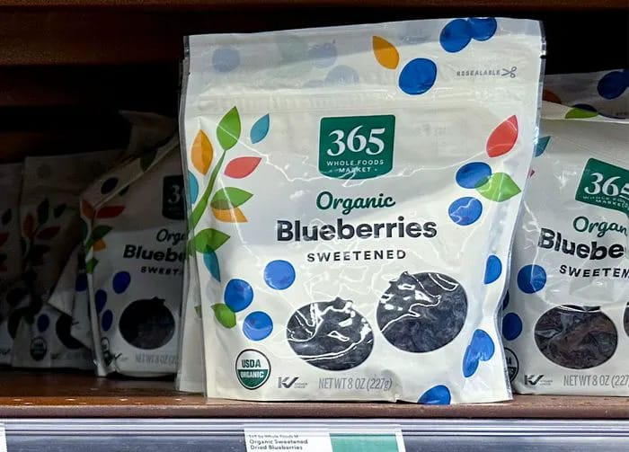 whole foods dried blueberries