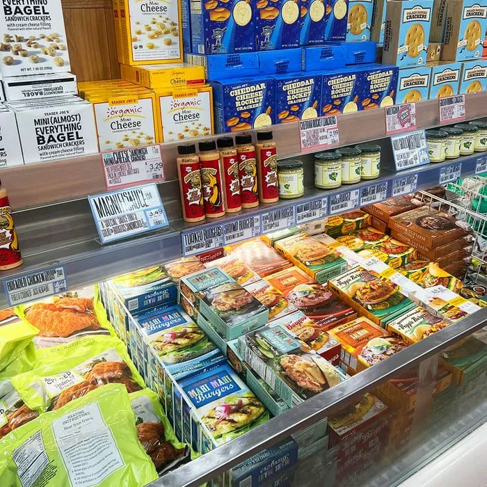 trader joe's freezer section