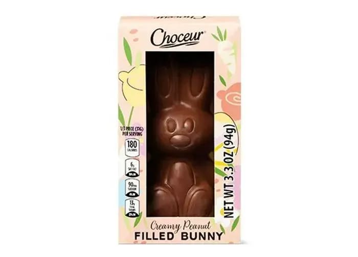 choceur peanut filled bunny
