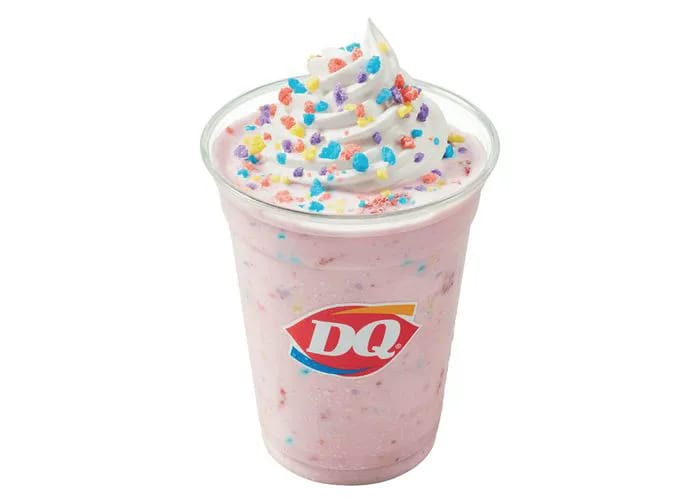 dairy queen under the rainbow shake