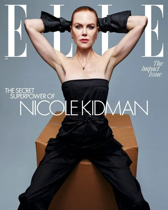 elle april 2024 nicole kidman cover