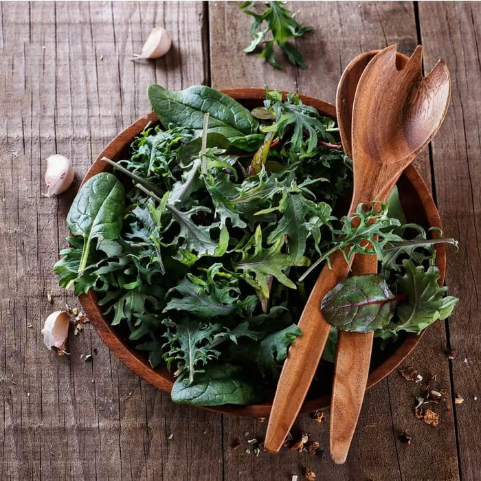 leafy greens in a bowl