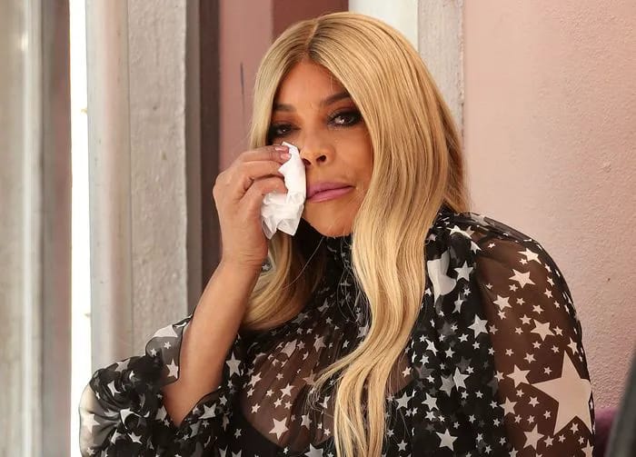 Wendy Williams crying at Walk of Fame ceremony
