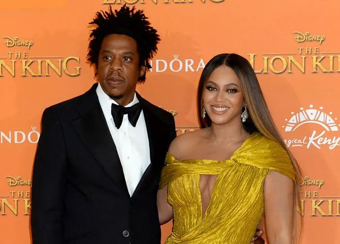 Beyonce and Jay-Z The Lion King premiere