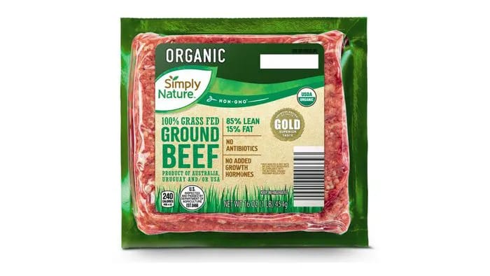 aldi simply nature organic grass-fed ground beef