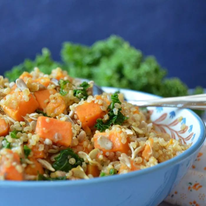 quinoa sweet potato bowl