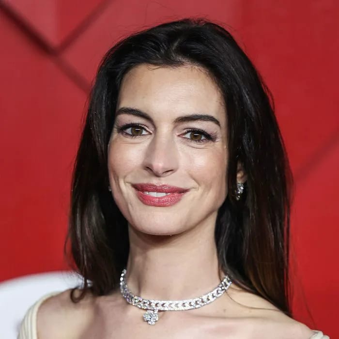 Anne Hathaway at The Fashion Awards 2023.