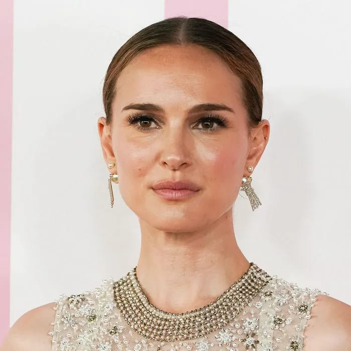 "Natalie Portman at the Miss Dior Exhibition opening preview photocall in Tokyo"