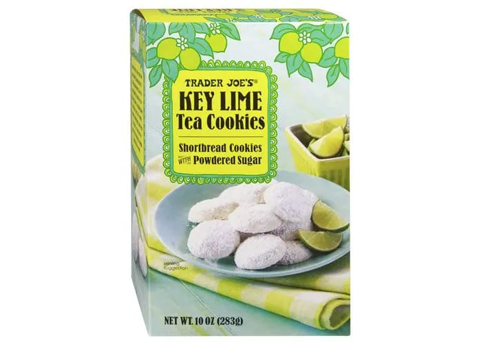 key lime tea cookies
