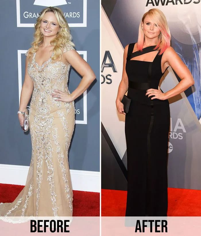 Miranda Lambert before and after weight loss