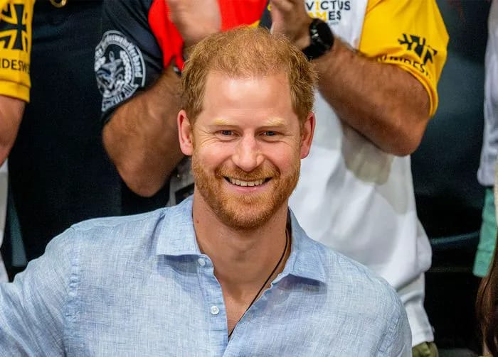 Prince Harry smiles during Invictus Games