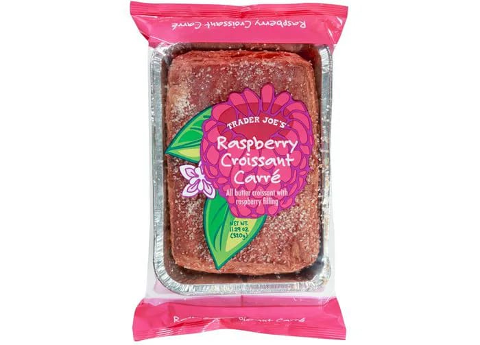 trader joes raspberry croissant carre