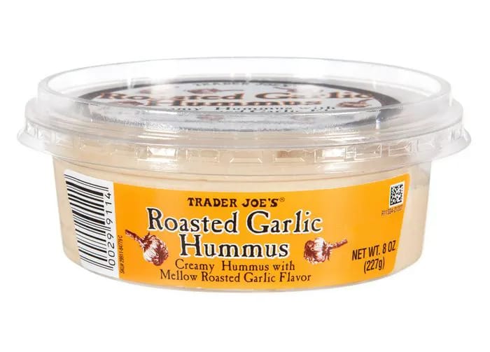 trader joes roasted garlic hummus