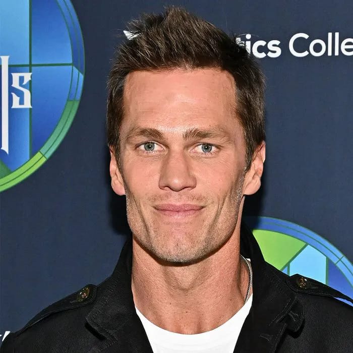 "Tom Brady at the 80 for Brady movie premiere"