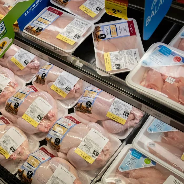 chicken in store