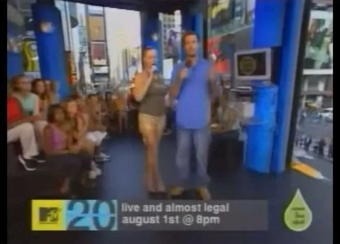 Mariah Carey on MTV TRL with Carson Daly