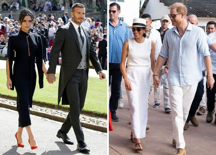 david beckham victoria beckham meghan markle prince harry