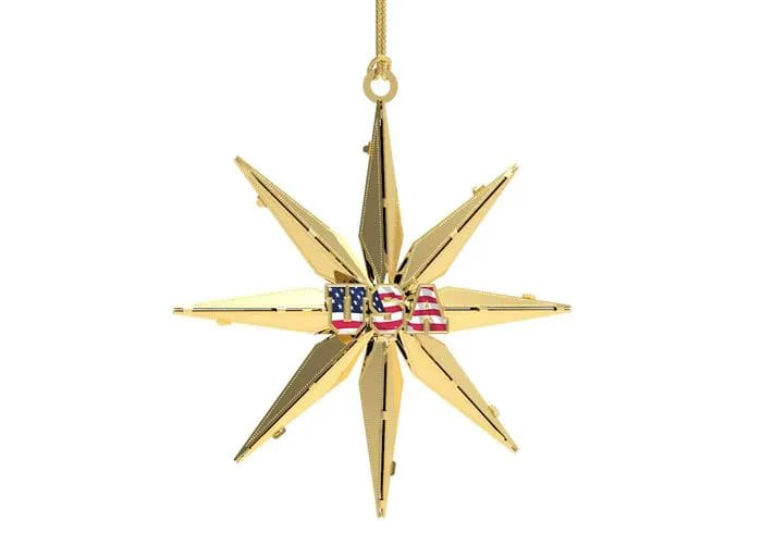 Melania Trump USA star ornament