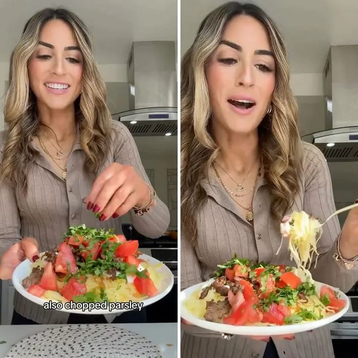 "Greek Pasta dish prepared by Anna Paul"