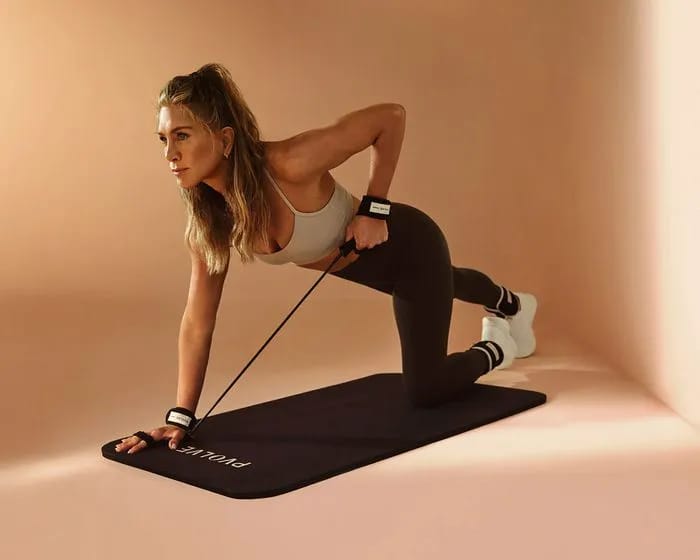 Jennifer Aniston Pvolve equipment