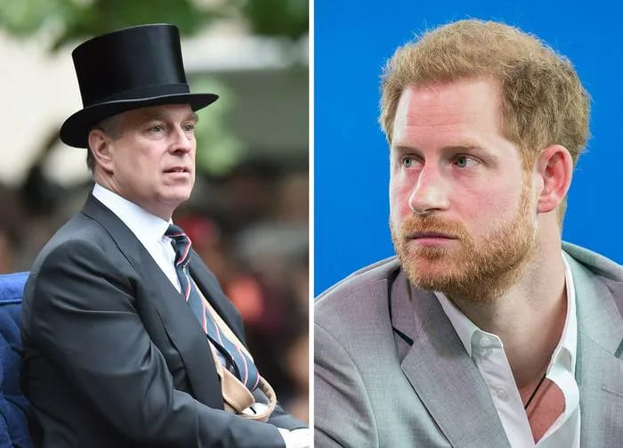 Prince Andrew and Prince Harry
