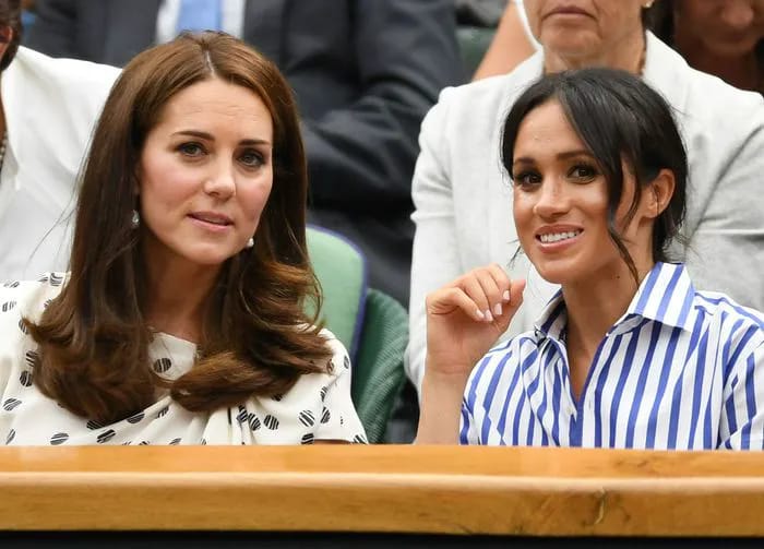 Meghan Markle Kate Middleton Wimbledon