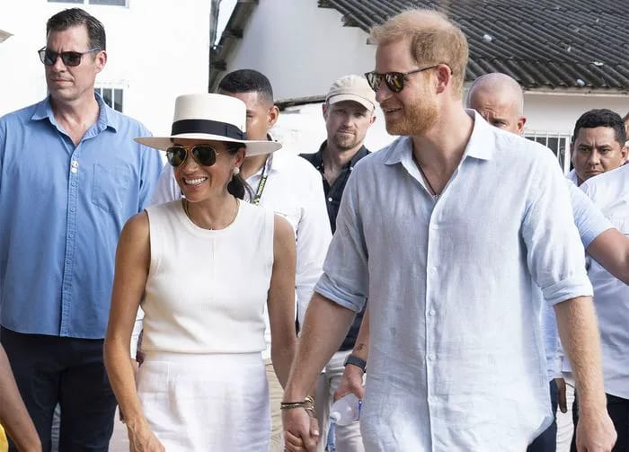 Meghan Markle and Prince Harry in Colombia