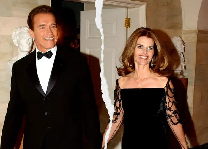 Arnold Schwarzenegger and Maria Shriver ripped photo