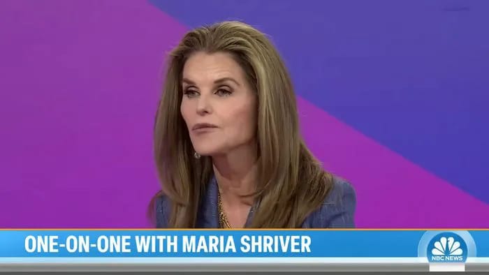 Maria Shriver on The Today Show