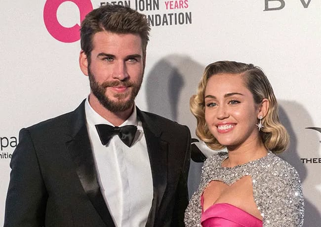 Miley Cyrus and Liam Hemsworth