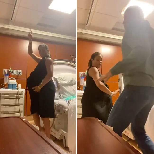 Prince Harry and Meghan Markle dancing throwback hospital video