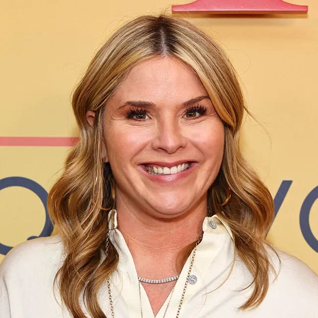 Jenna Bush Hager at Hoda Kotb's new chapter celebration event.
