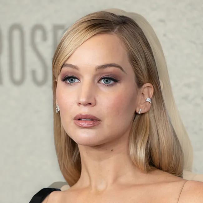 Jennifer Lawrence at the premiere for "Bread and Roses" 2024.