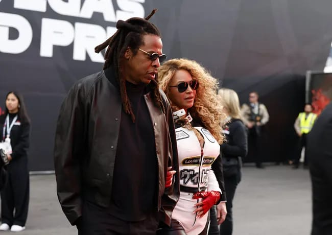 Beyonce and Jay Z F1