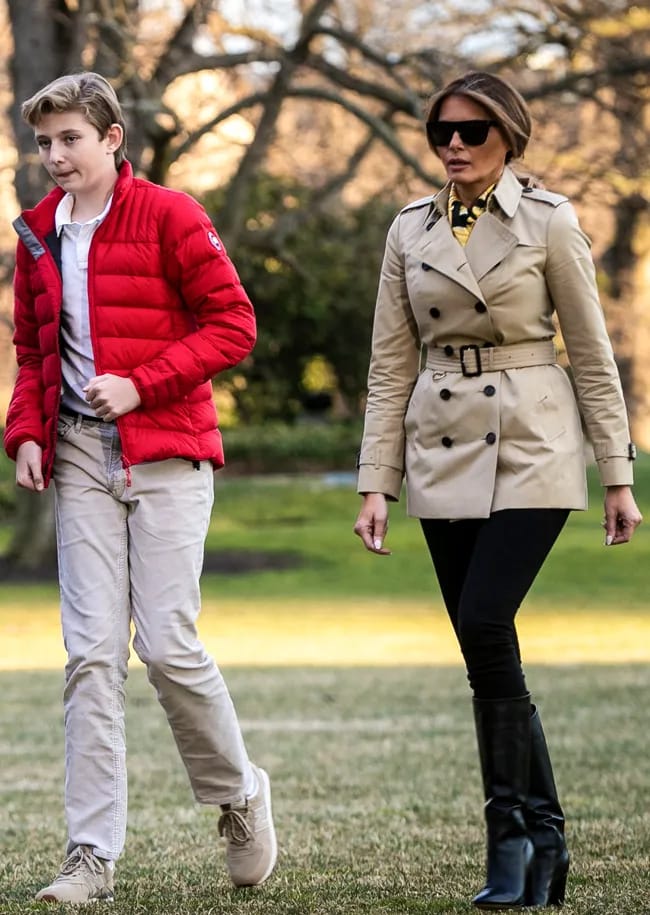 melania trump barron trump