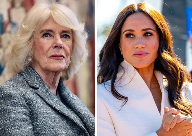 Meghan Markle and Queen Camilla