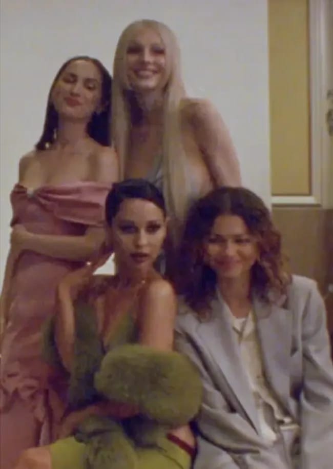 Euphoria cast photo from HBO Max trailer