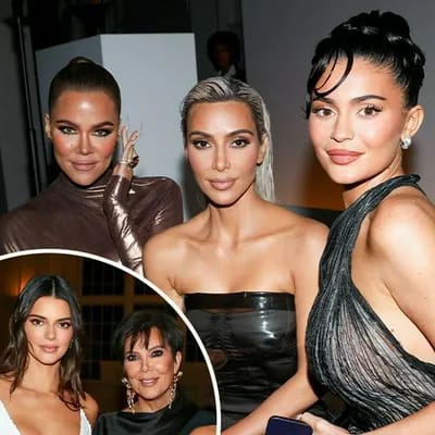 Kardashian family attending the 2022 CFDA Fashion Awards together.