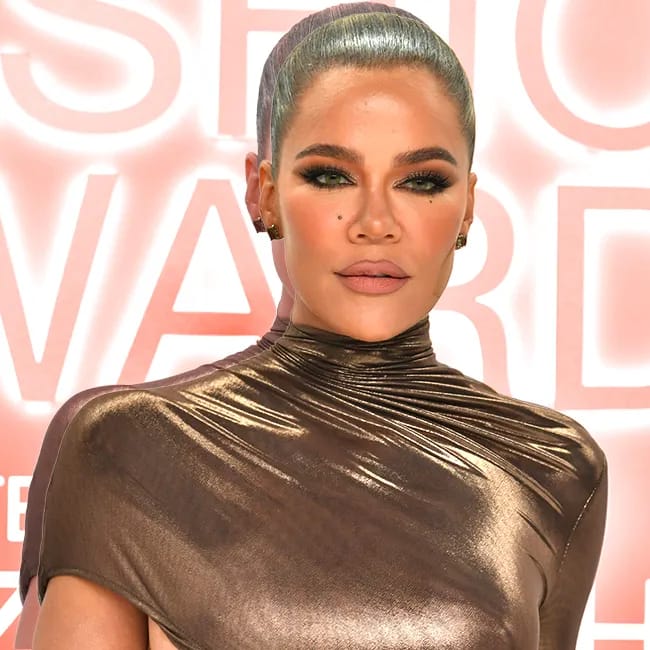 Khloé Kardashian in a fashionable outfit at CFDA Awards.