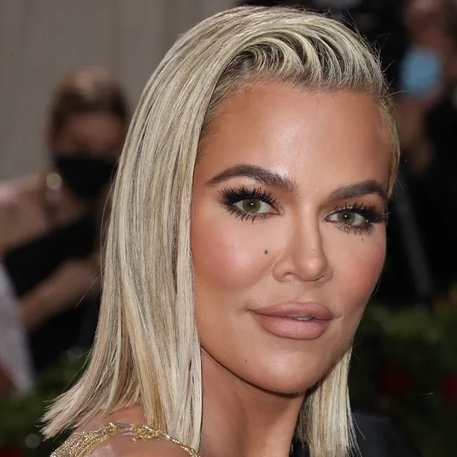 Khloé Kardashian in a glamorous dress at Costume Institute Benefit.