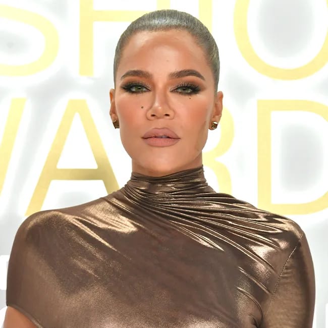 Khloé Kardashian showcasing a stunning outfit at CFDA Awards.