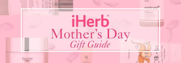 iHerb Mother's Day Gift Guide 2026 promotional banner
