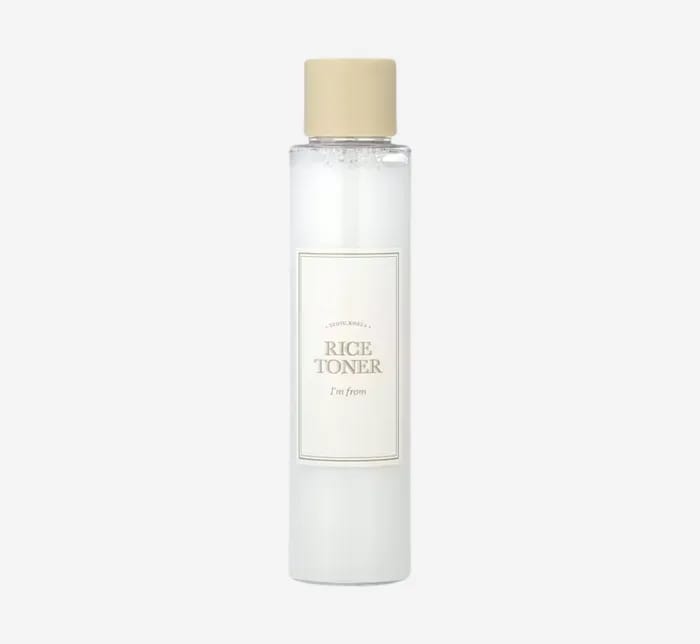 Rice toner for soothing and hydrating skin