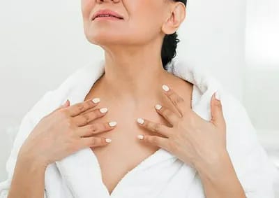 woman-touching-neck