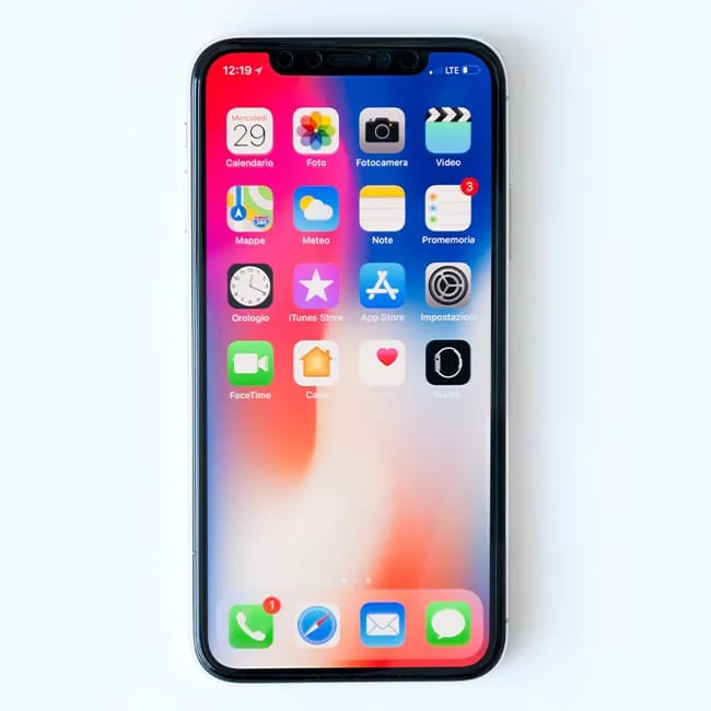 iPhone screen showcasing various applications available.