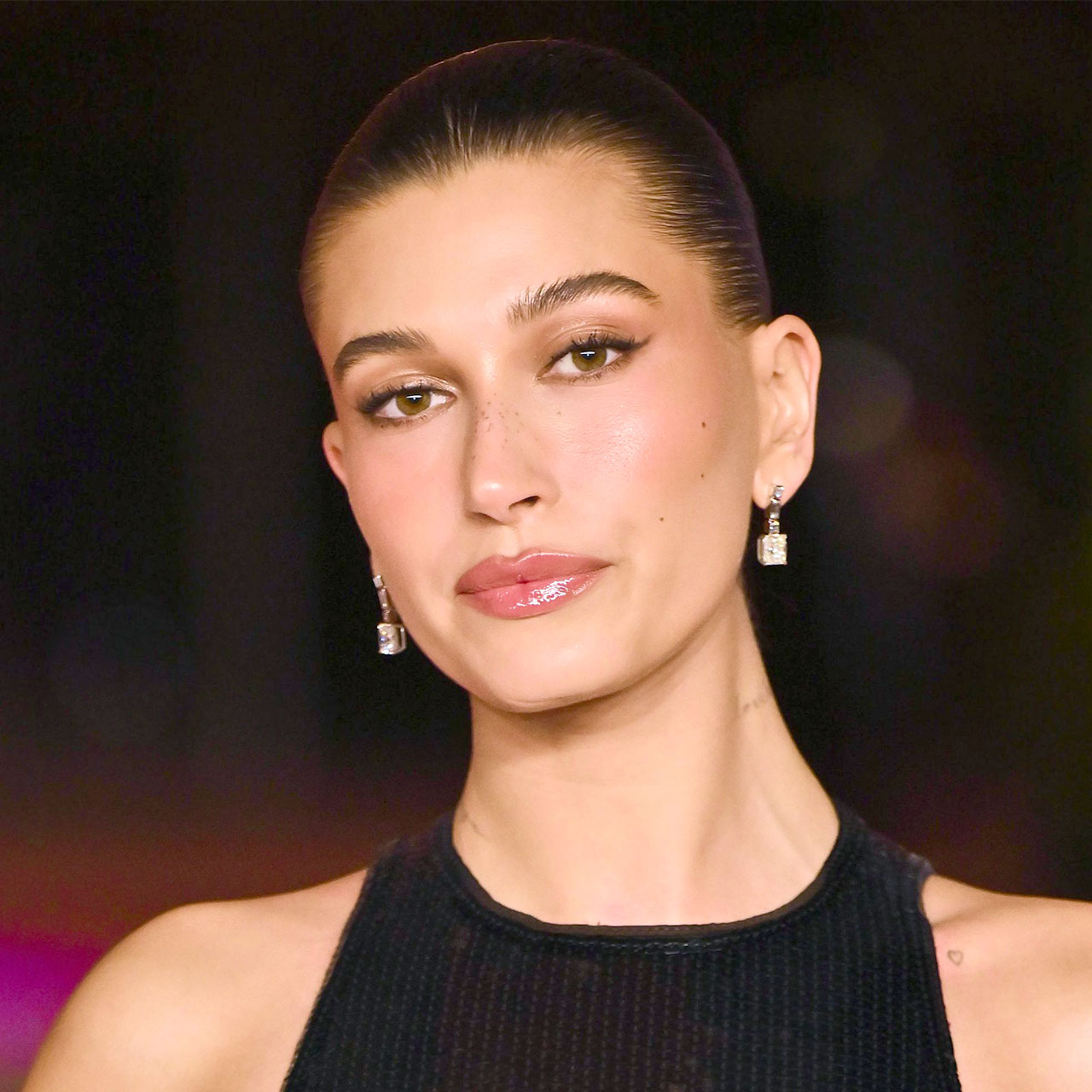 hailey bieber red velvet dress Hailey Bieber Velvet Dress
