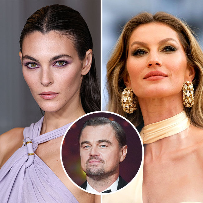 dicaprio's girlfriend wears ex-girlfriend's dress Leonardo DiCaprio's girlfriend wore a dress last worn by his ex in 2003