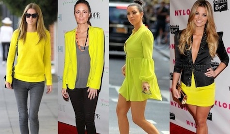 Neon Yellow Trend | Yellow Blazers | Spring 2012 Trends